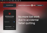 Quit Confirmer for Safari