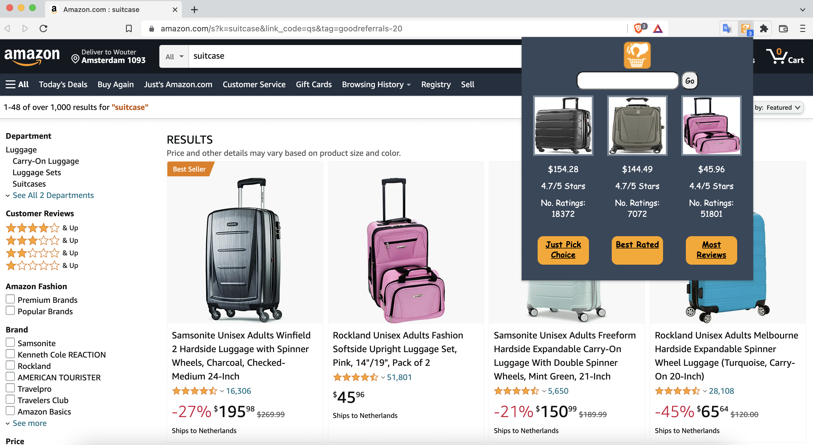 وسائط مجرد اختيار - ابحث عن أفضل عناصر Amazon بسرعة 2