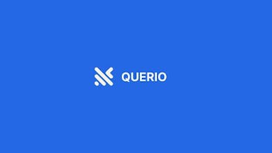 Querio 平台界面展示了无缝集成多样数据源的轻松数据管理。
