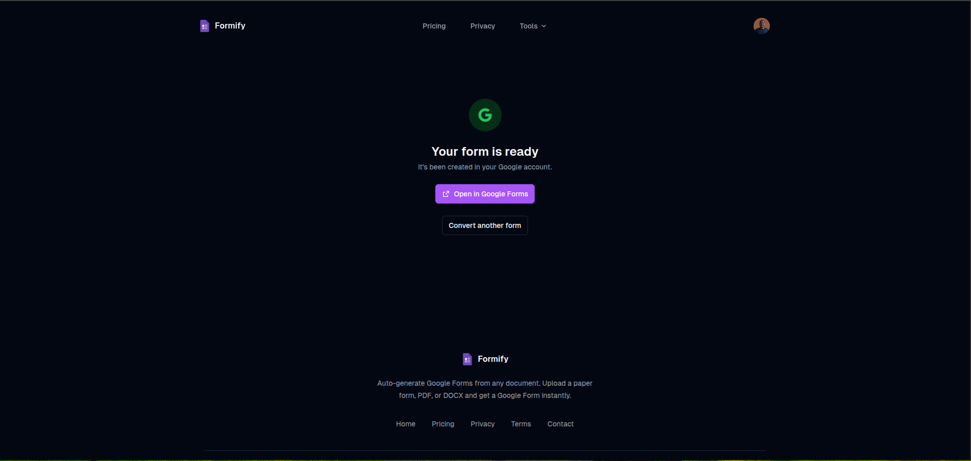 Formify gallery image