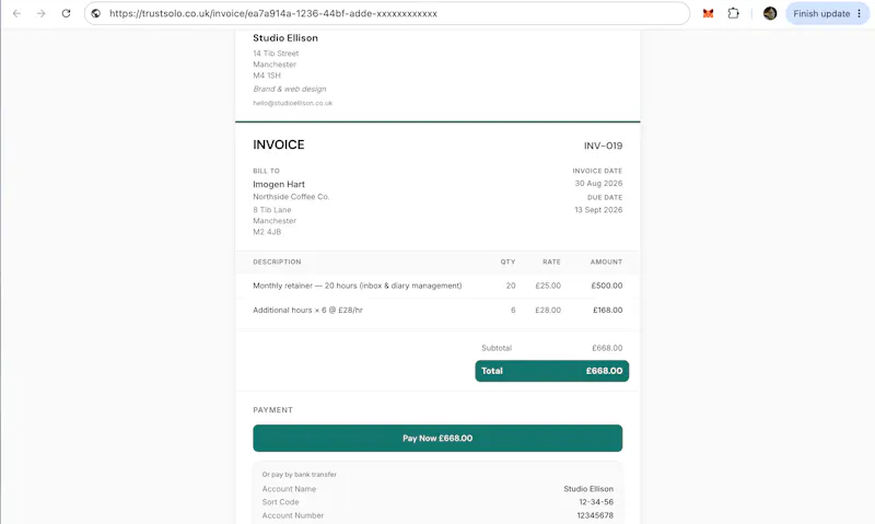 TrustSolo screenshot 6