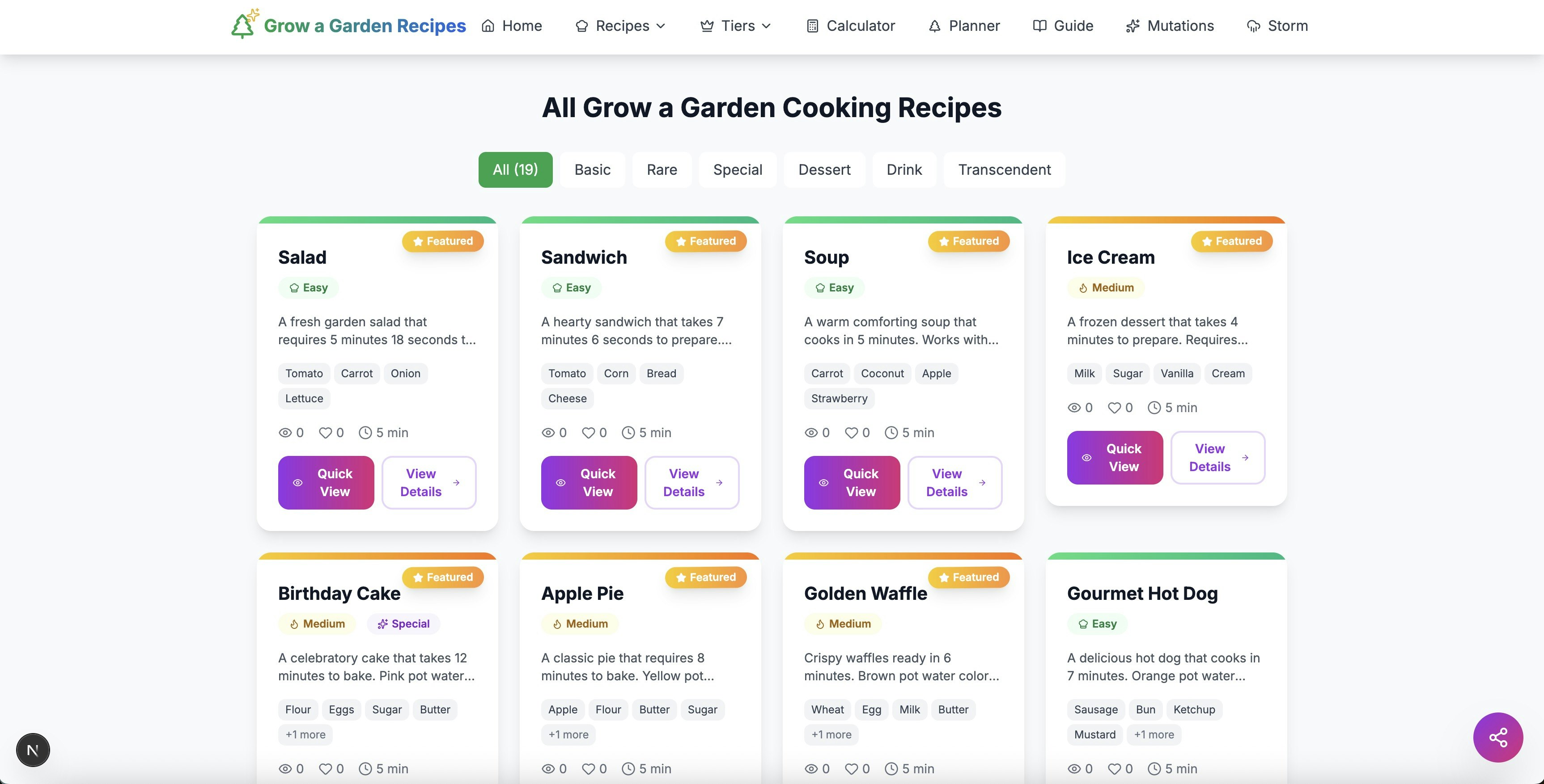 Grow a garden cooking recipes gallery image