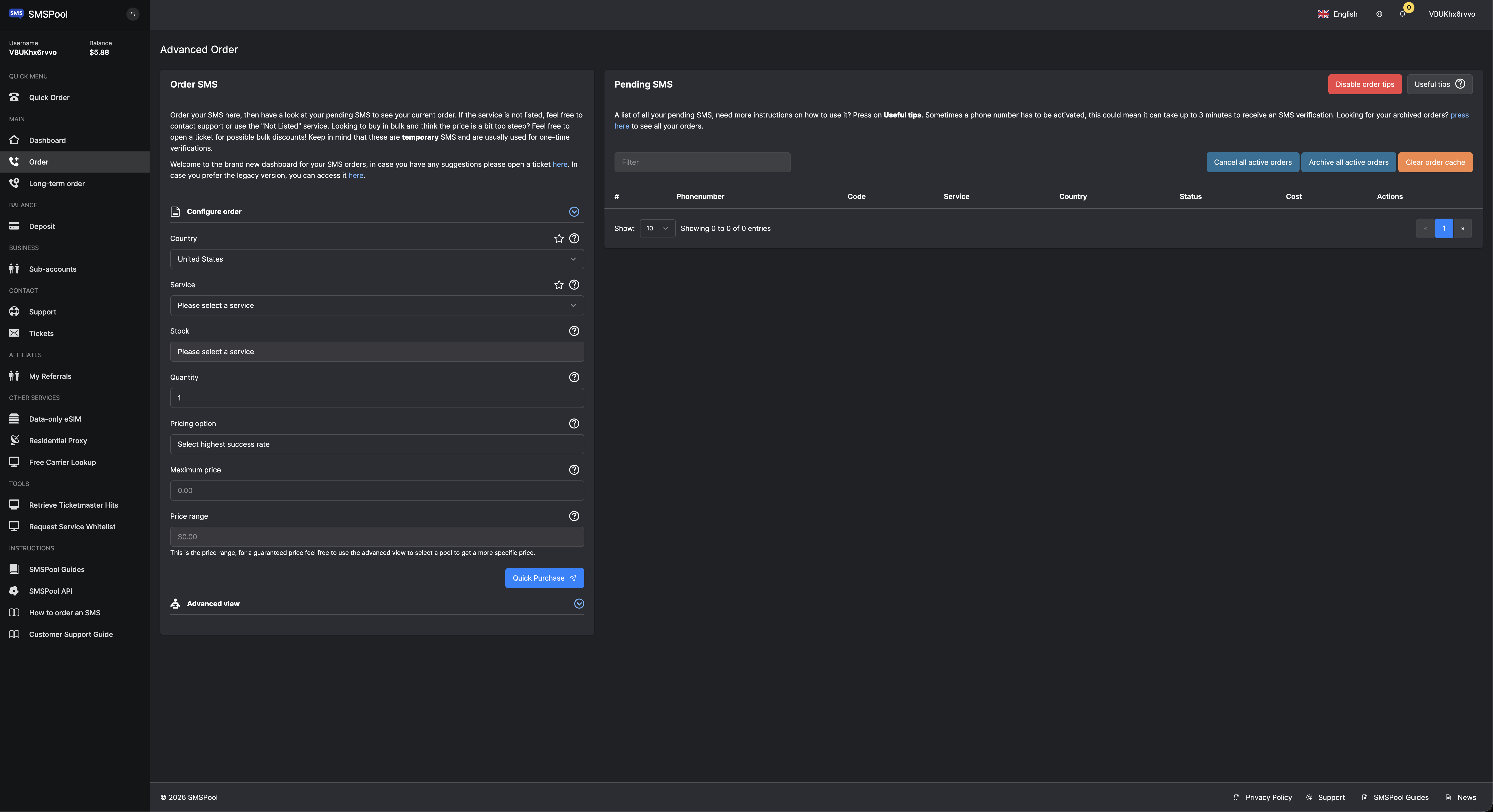SMSPool.net gallery image
