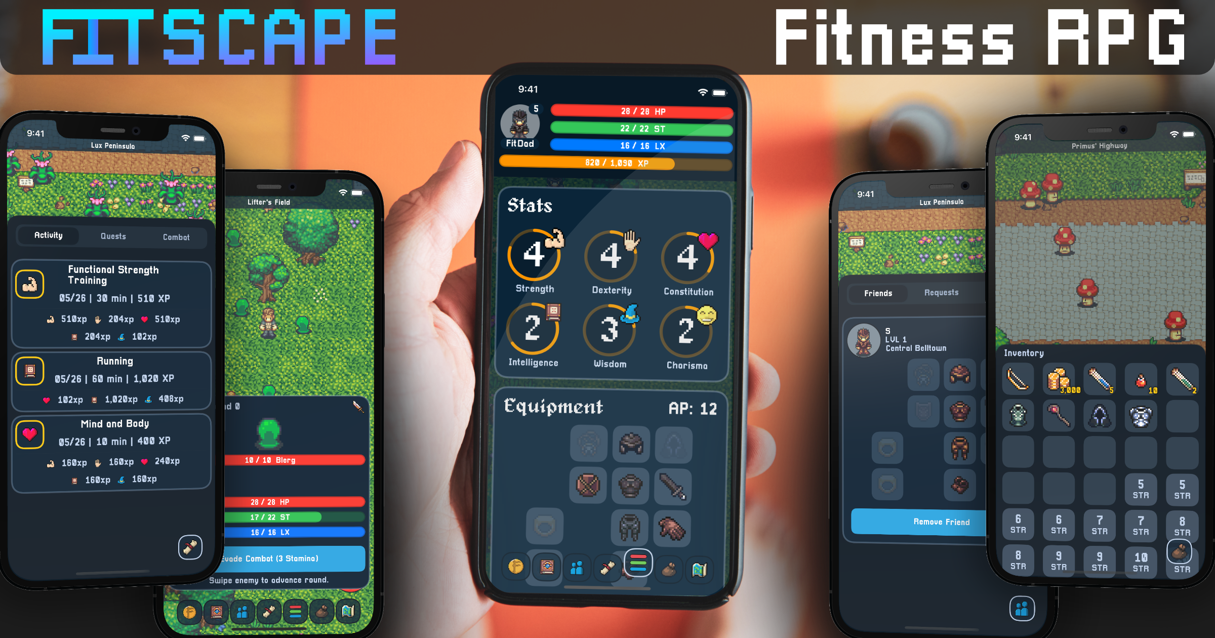 Fitcape -Fitness Mmorpg - 건강하다는 것은 느리고 지루해서는 안됩니다 미디어 1