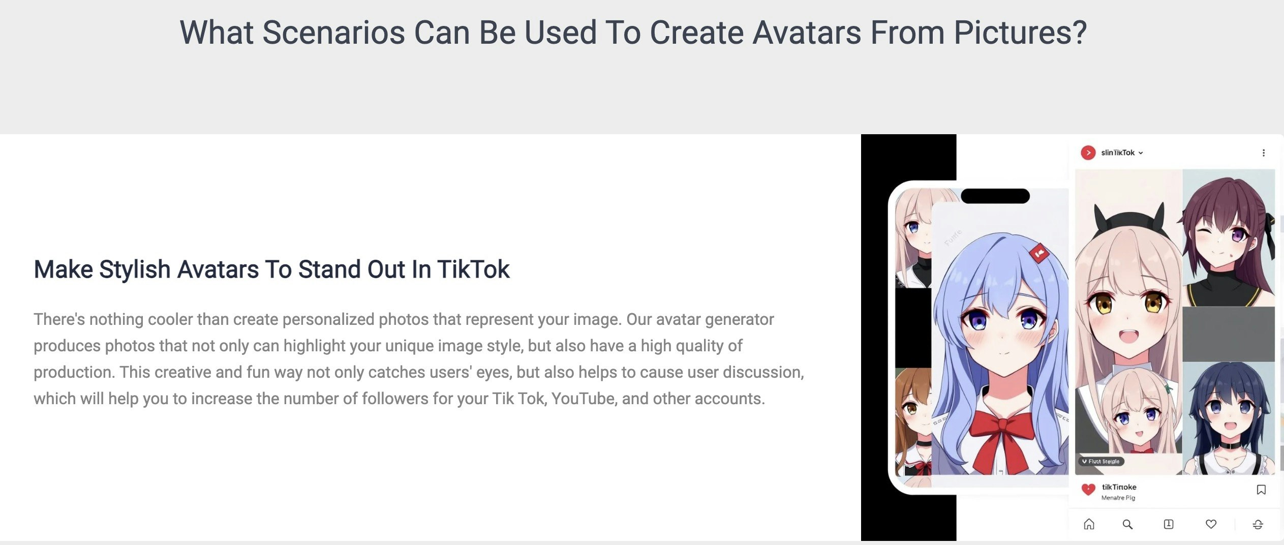 Mídia 5 de Fabricante de avatar ai - crie avatares com ai