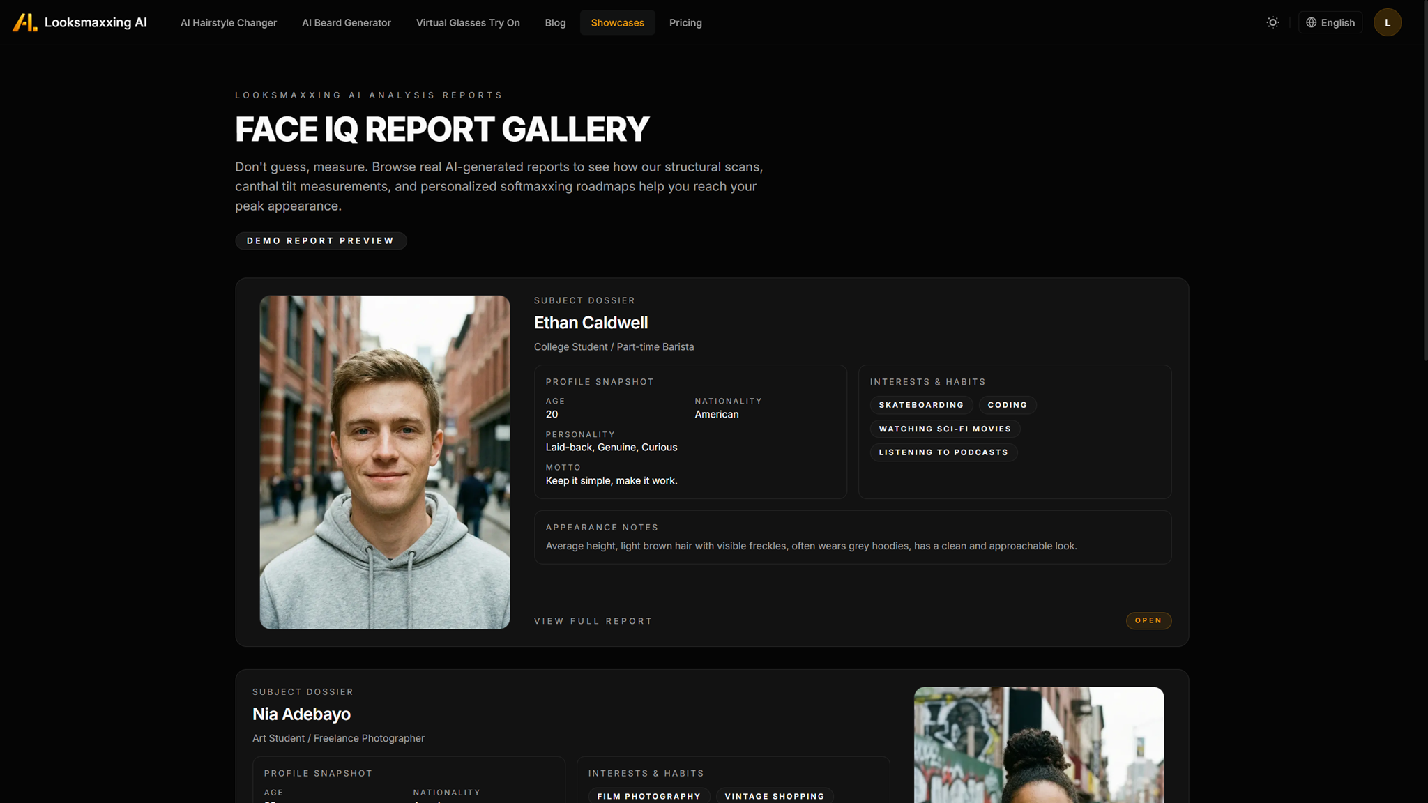 Looksmaxxing AI gallery image