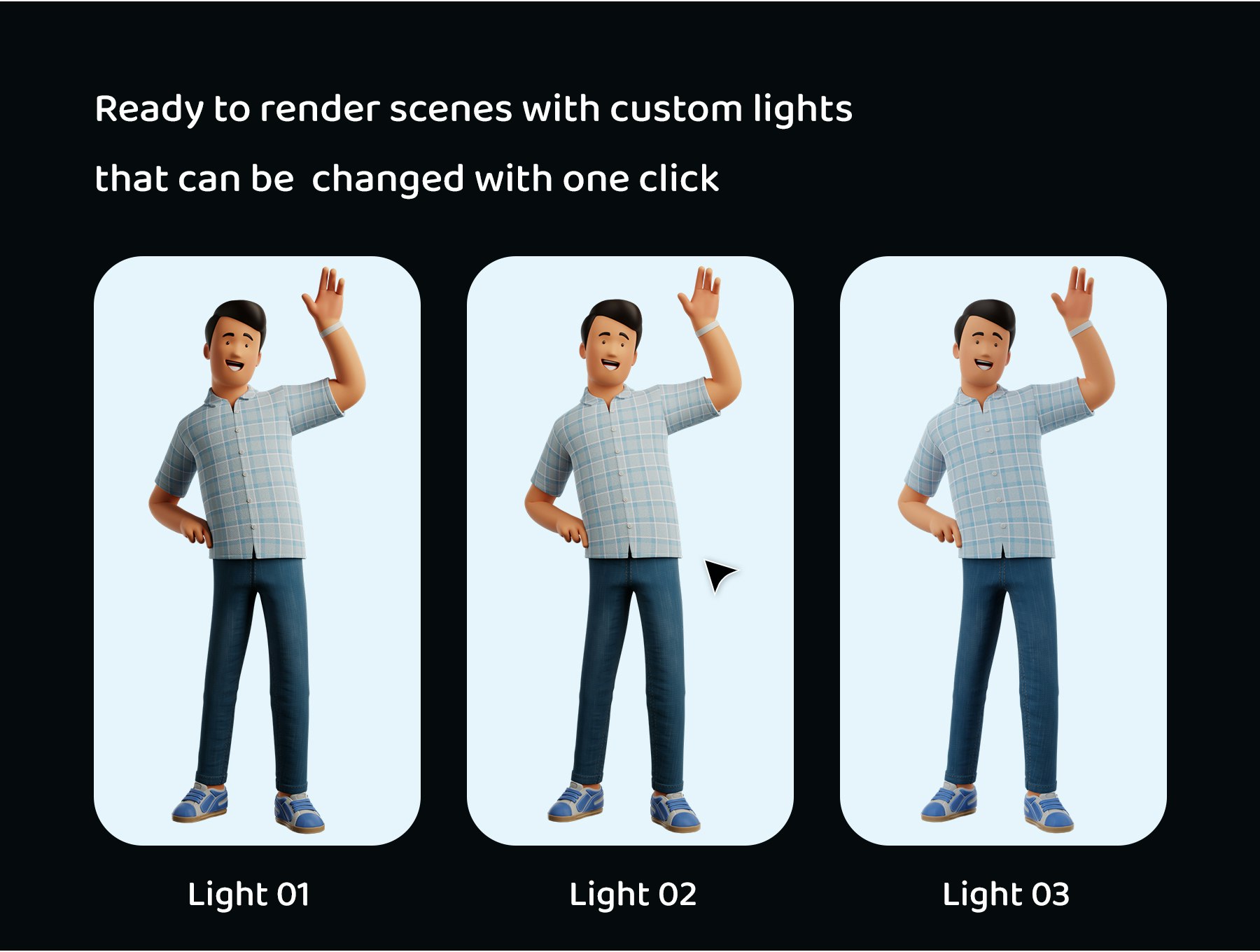 3D Characters Pose Library gallery image