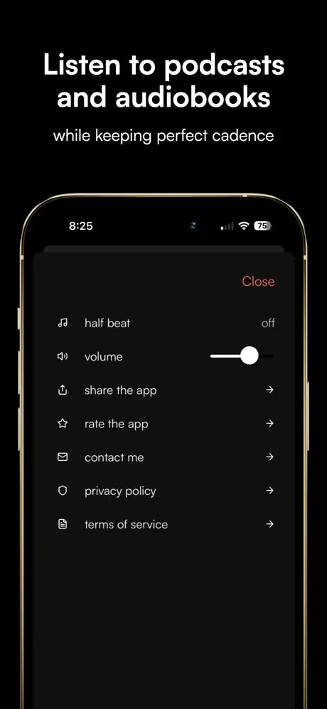 Runo - A metronome for runners to improve running pace media 4