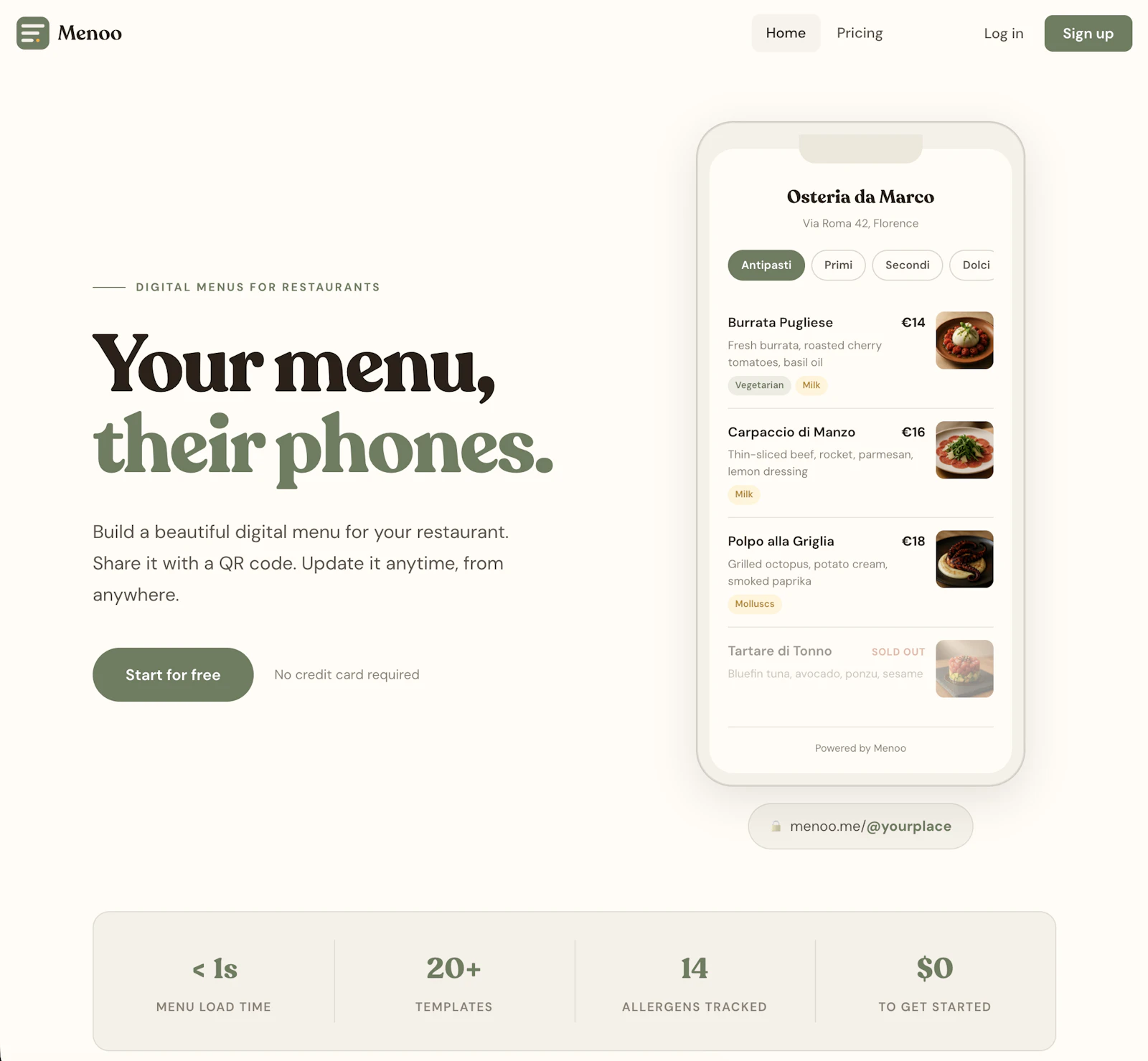 Menoo.me screenshot 1
