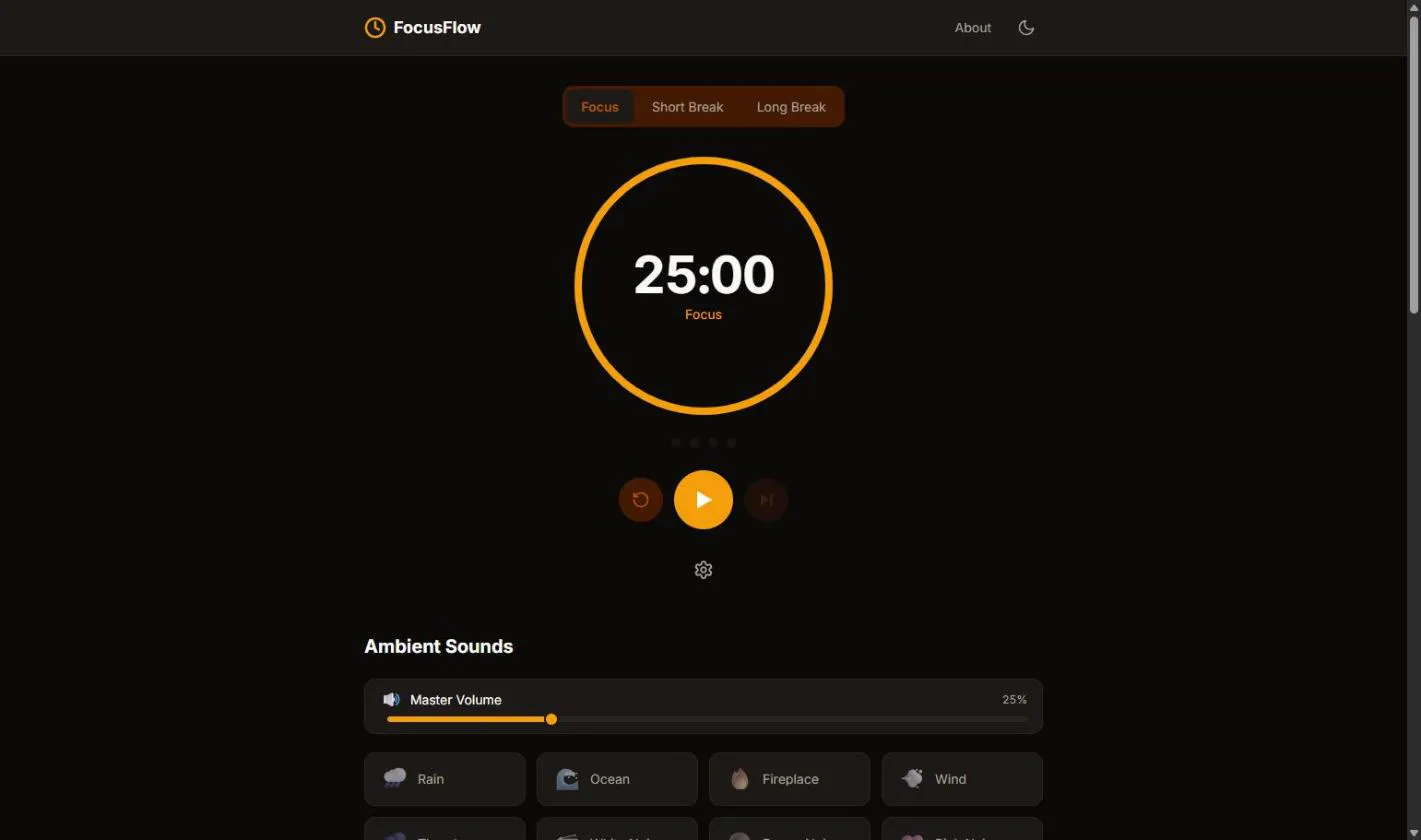 Banner del producto FocusFlow