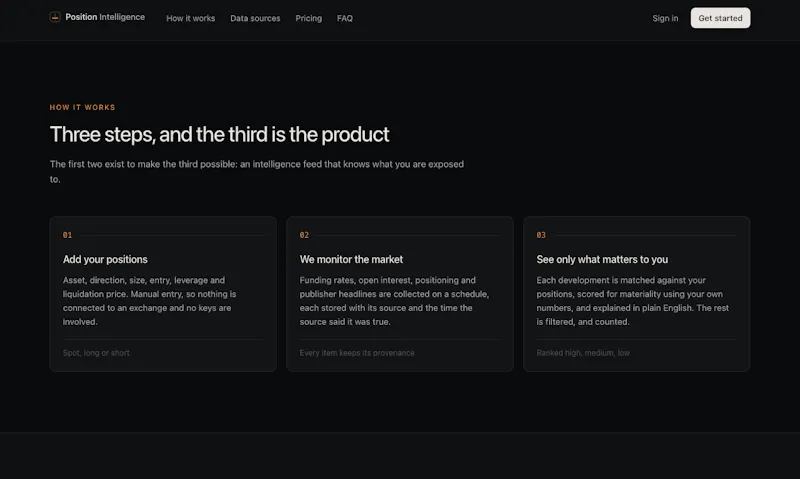 Position Intelligence screenshot 2