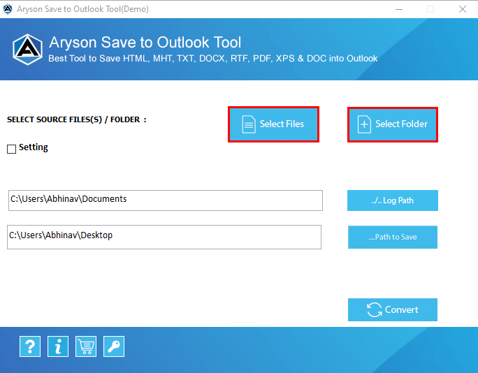 Aryson Simpan ke Alat Outlook media 2
