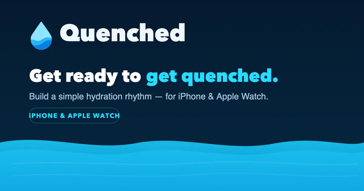 Quenched - Water Tracker