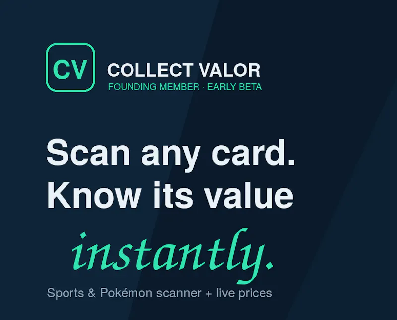 Collect Valor Pokemon & Sports Scanner screenshot 1