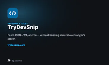 TryDevSnip gallery image