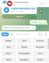 AI Voice Generator Bot gallery image