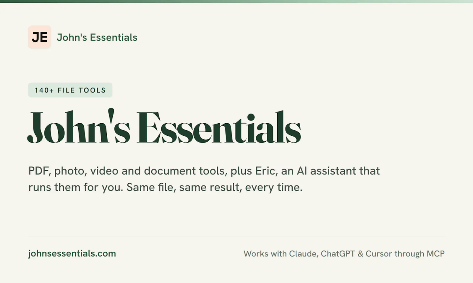 John's Essentials screenshot 2