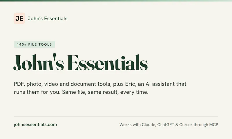 John's Essentials screenshot 2