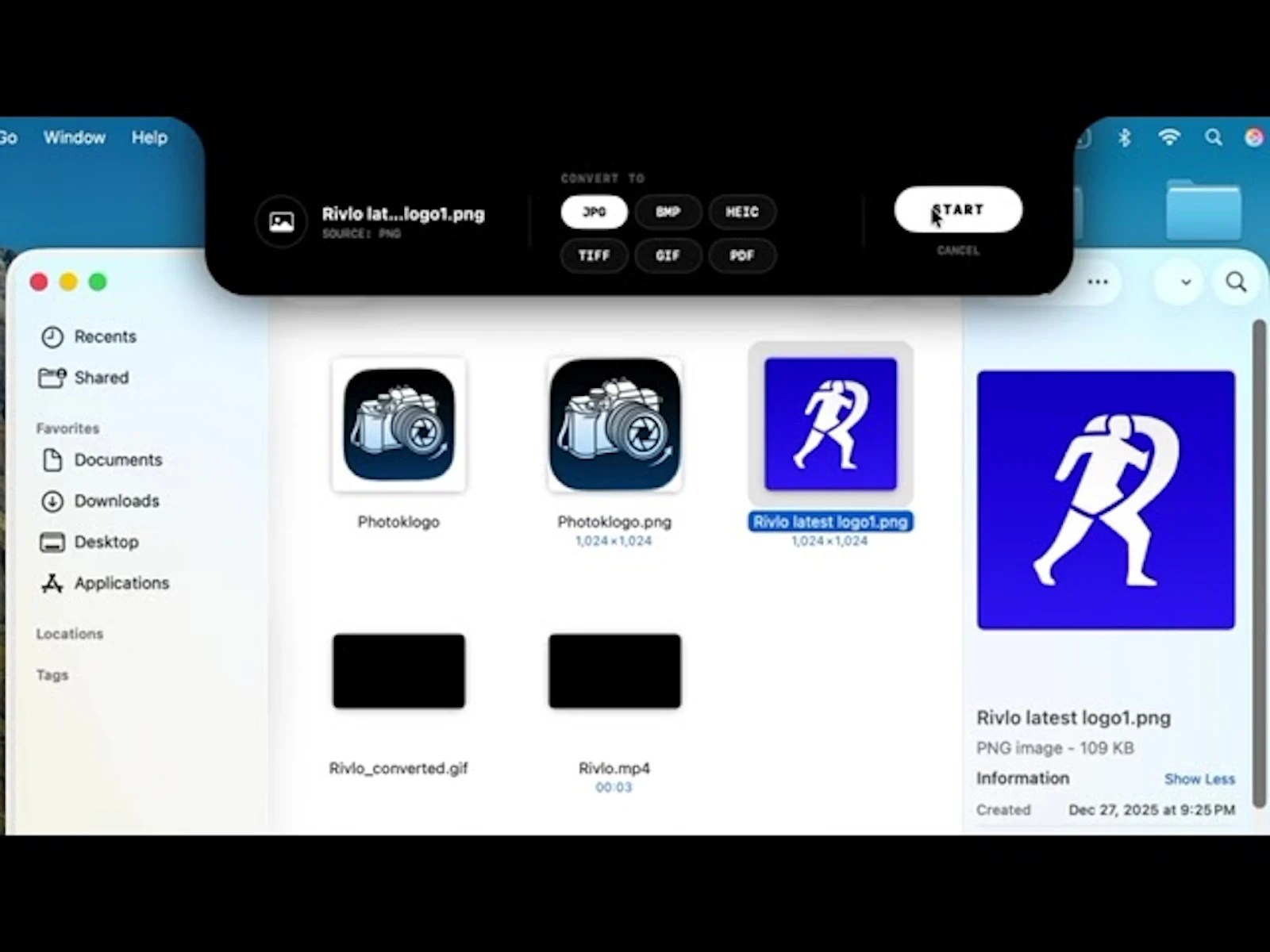 NotchDrop screenshot 1 (video preview)