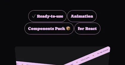 ANMT ✸ Animation Components for React gallery image