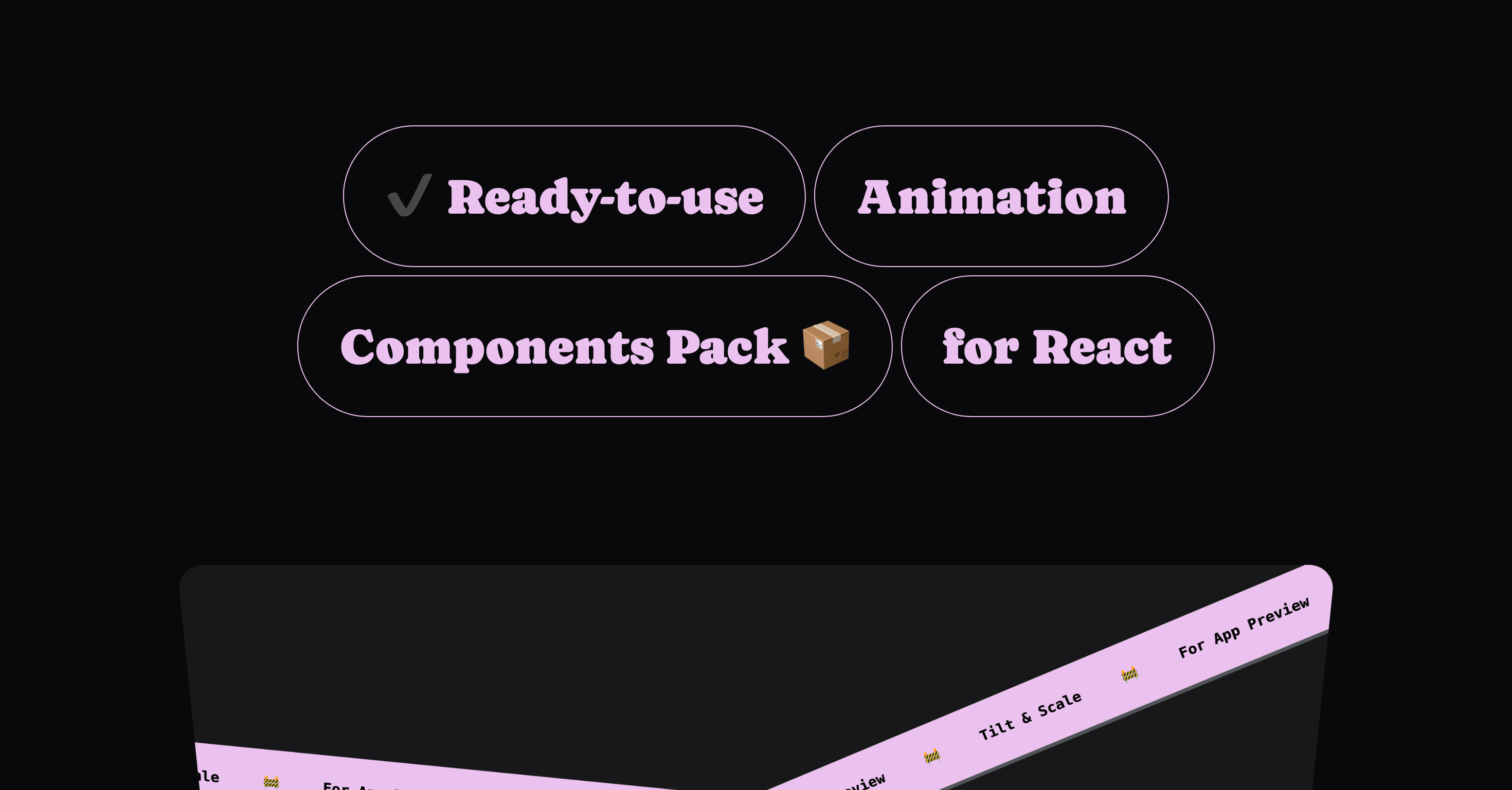ANMT ✸ Animation Components for React media 1