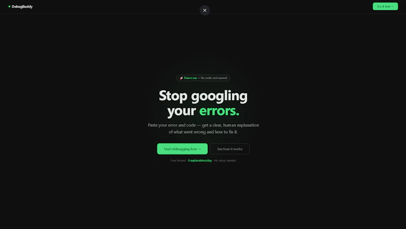 DebugBuddy screenshot 1