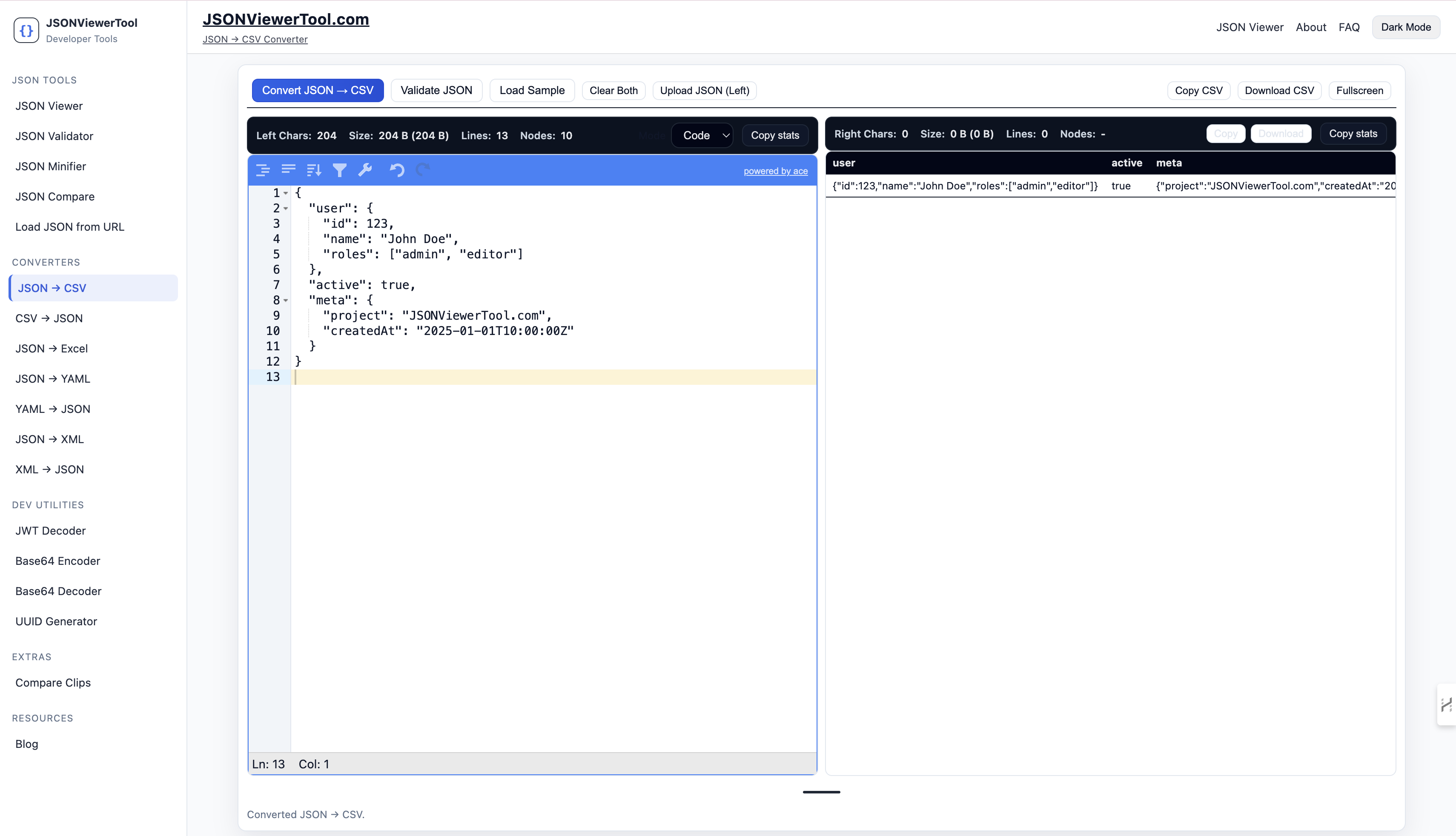 JSONViewerTool gallery image