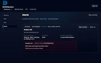 DriftMonitor gallery image