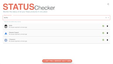 Service status checker gallery image