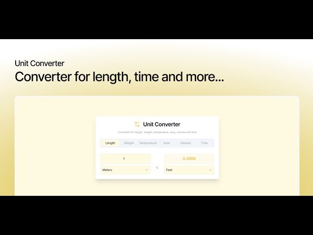 Unit Converter gallery image