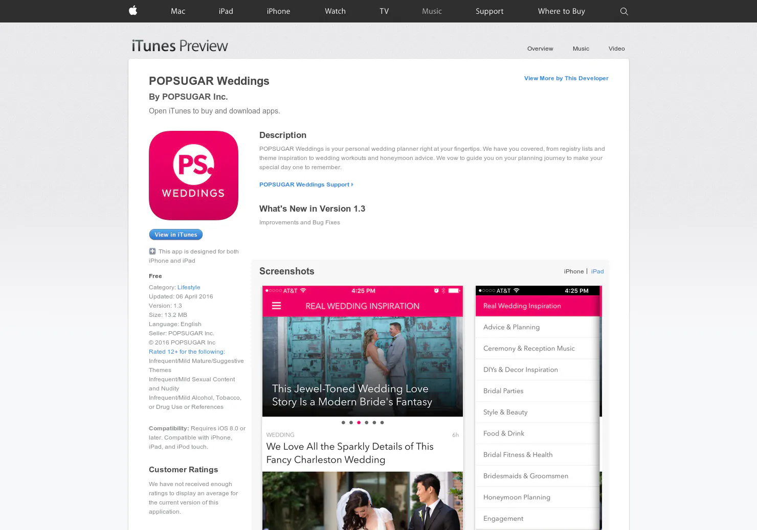 POPSUGAR Weddings