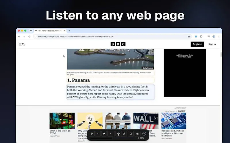 Flow TTS screenshot 2