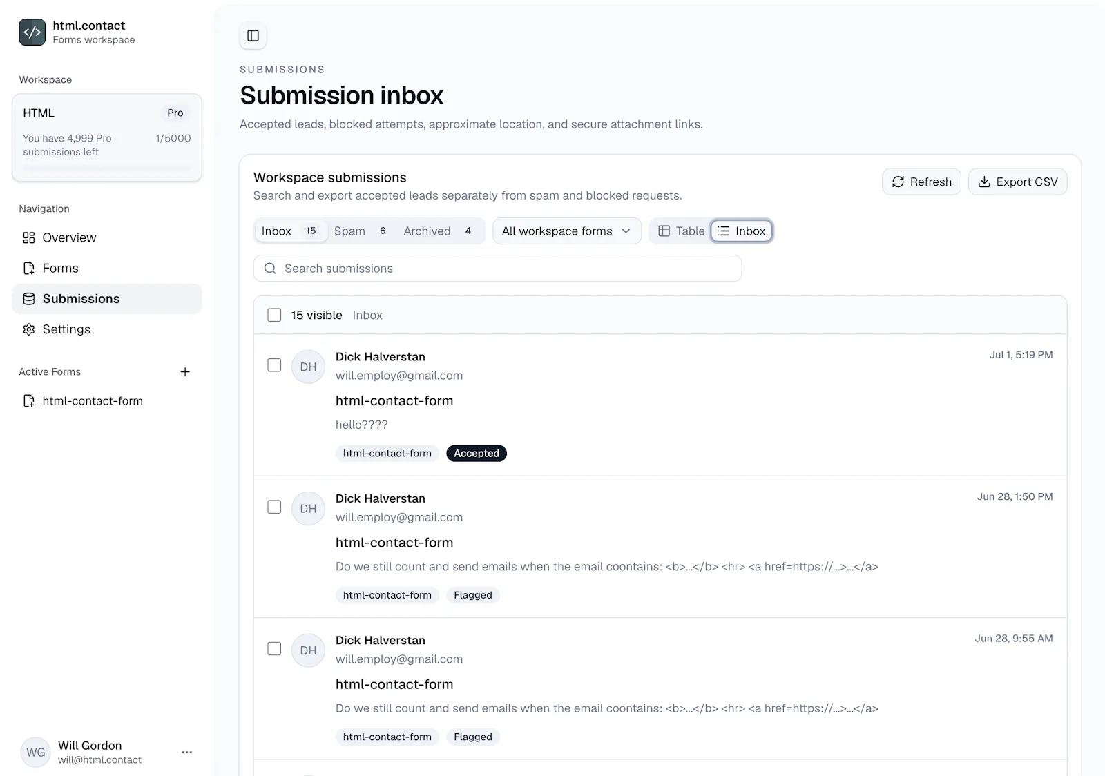 html.contact screenshot 4