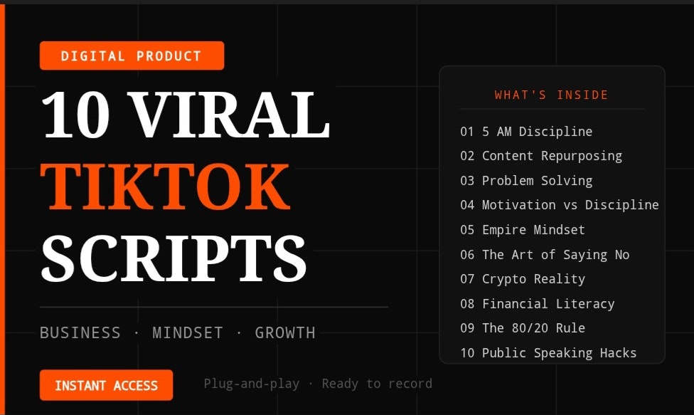 10 Viral TikTok Scripts
