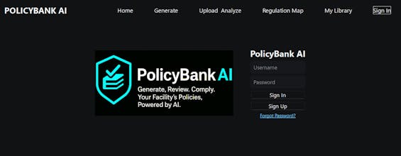 Policy Bank AI gallery image
