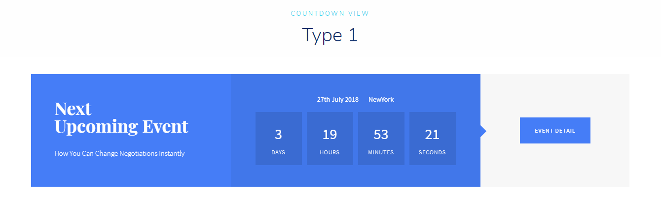 Modern Events Calendar gallery image
