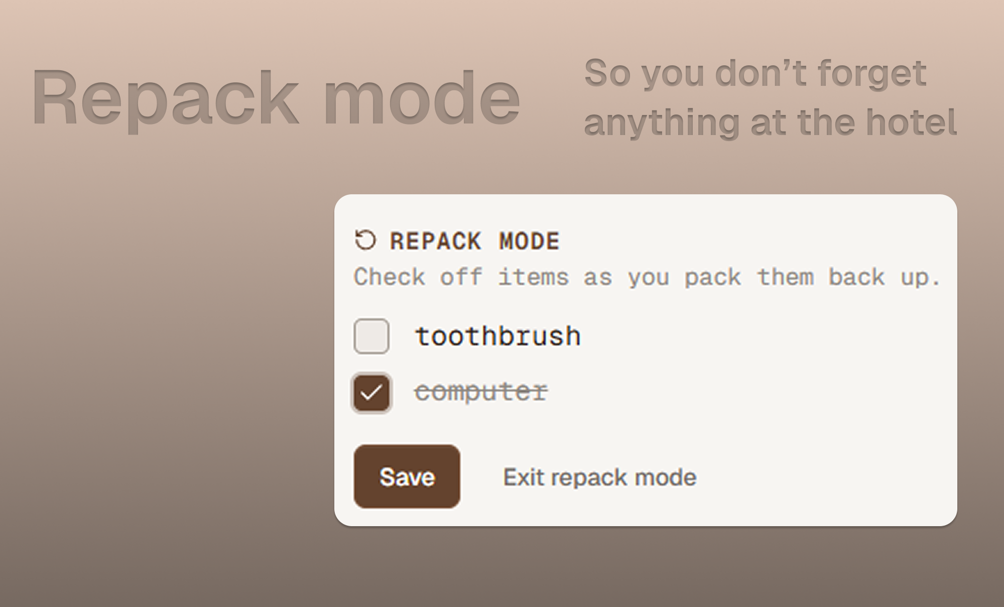 Packly gallery image