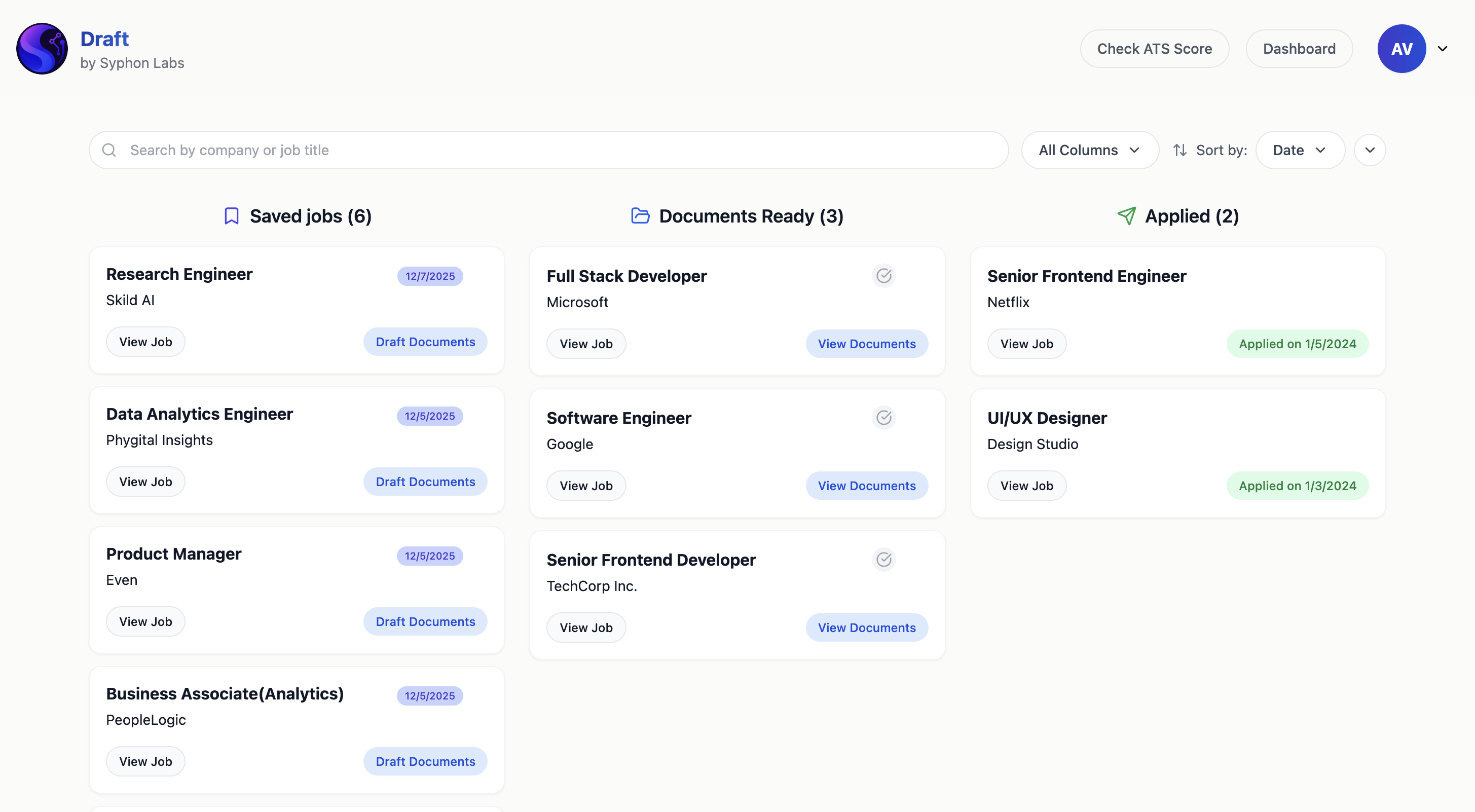 Draft By Syphon Labs gallery image