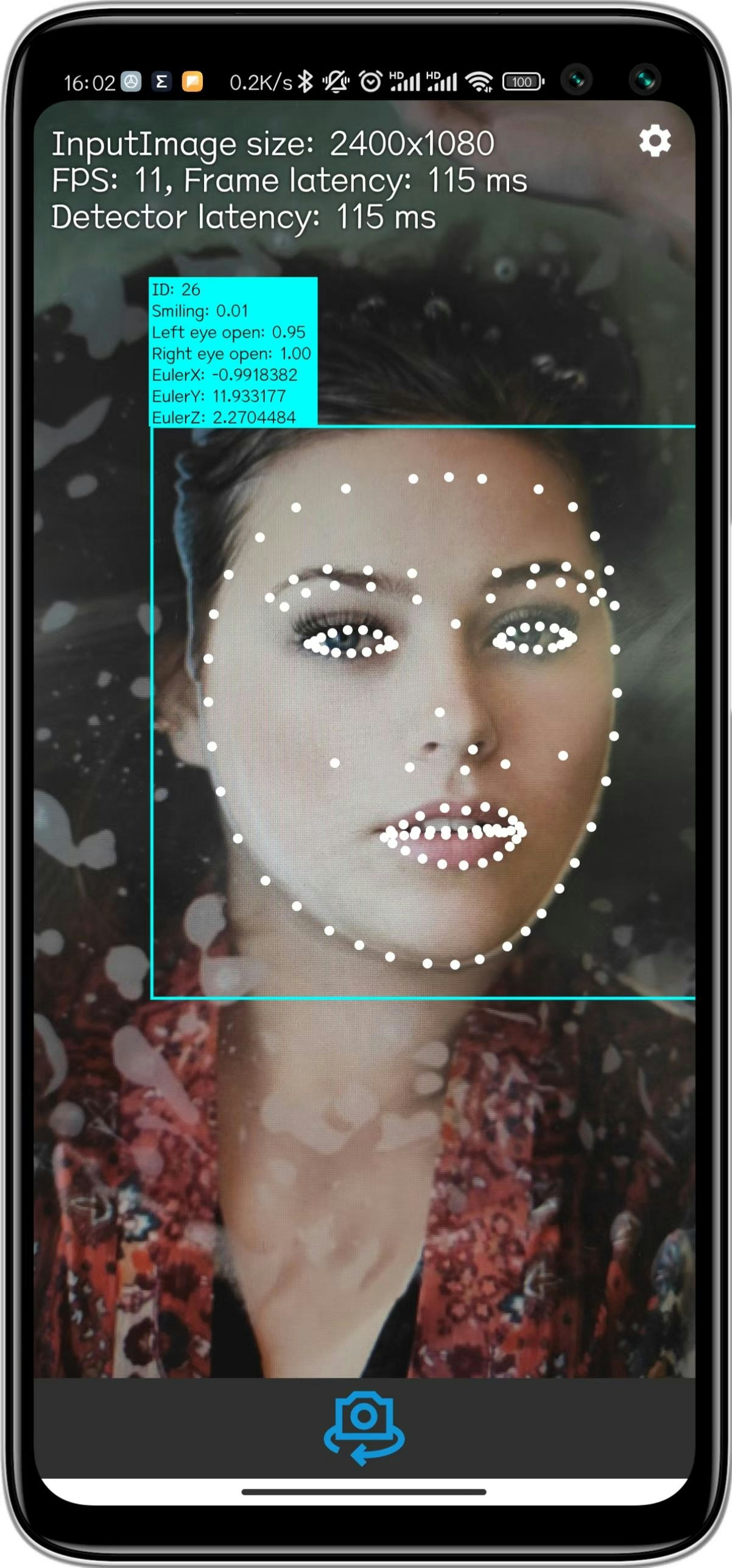 Média Point facial 1