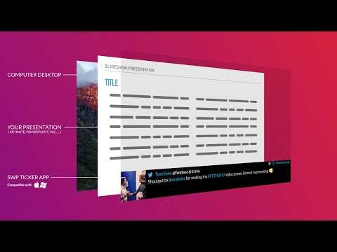 SocialWall Pro Ticker App gallery image
