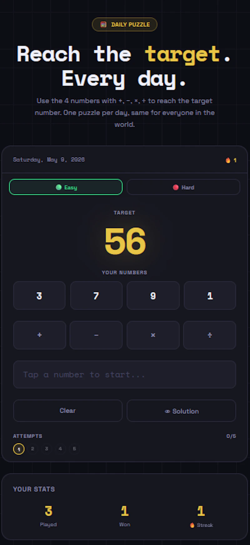 QuRealm — Daily math puzzle  screenshot 2
