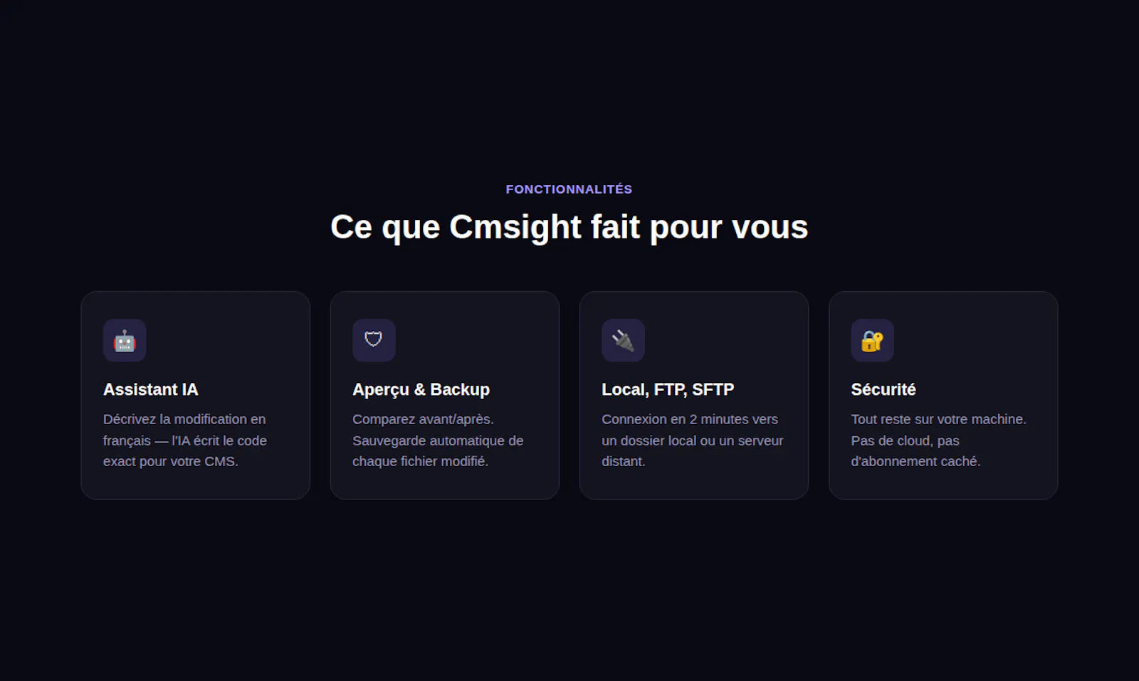 Cmsight — edit WordPress & more with AI screenshot 3