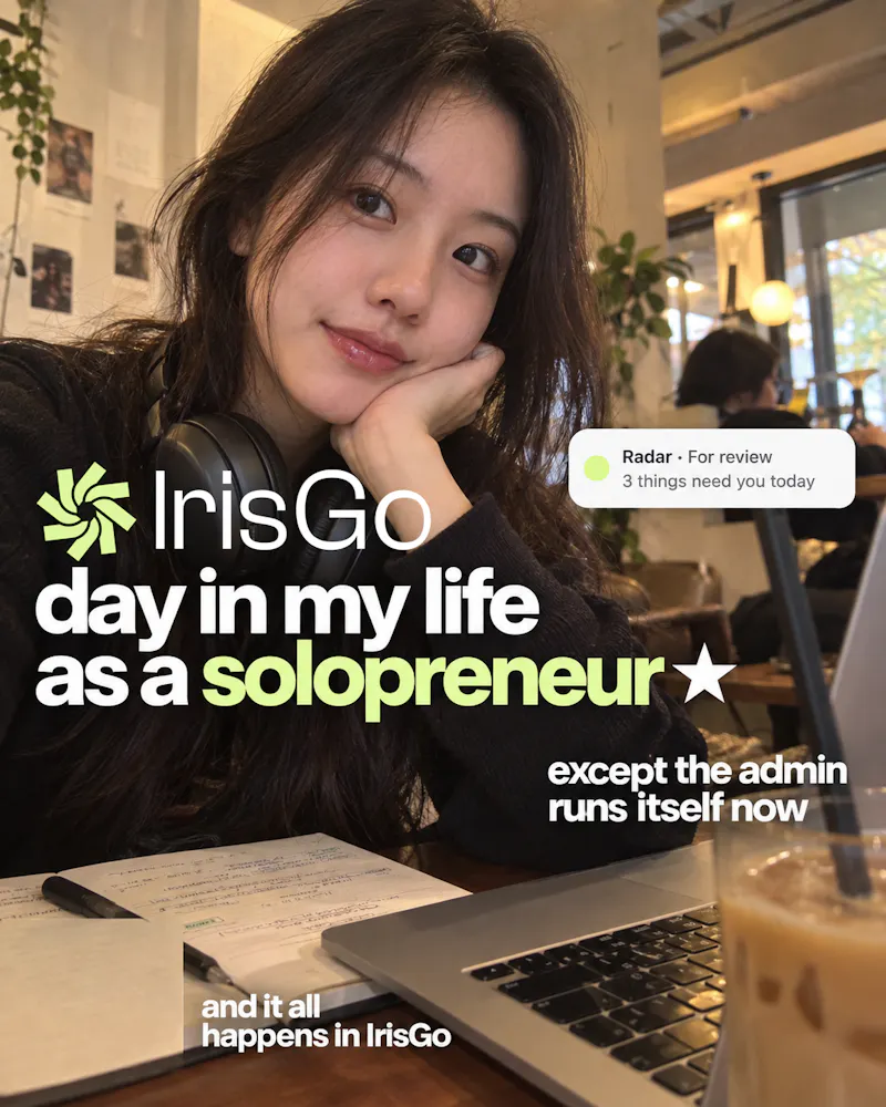 IrisGo for Solopreneurs - AI workflow automation: show it once, let it ...