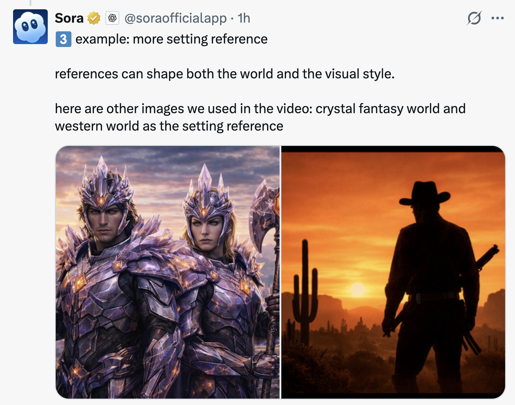 References on Sora gallery image