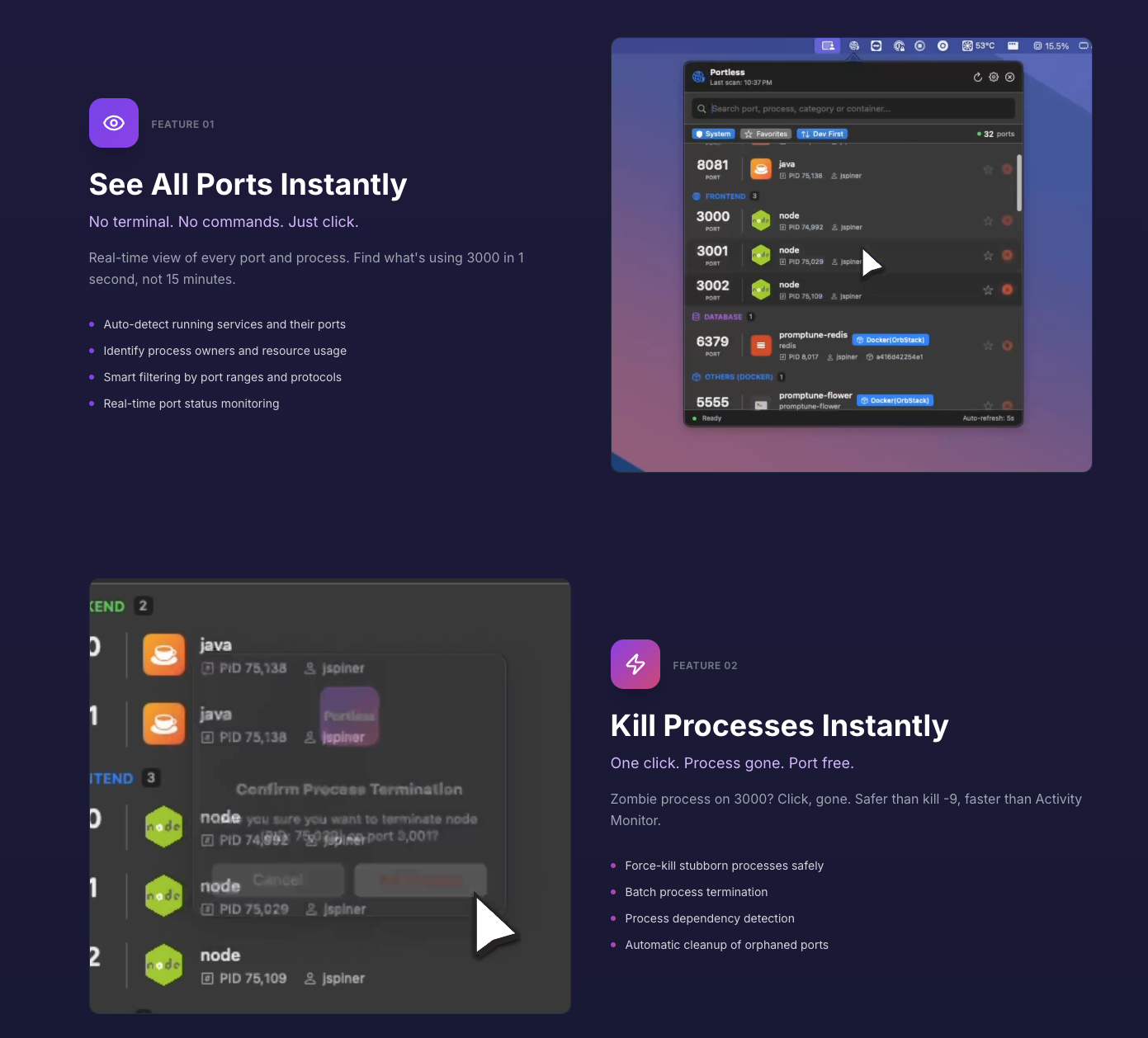 Portless - End port conflicts forever gallery image