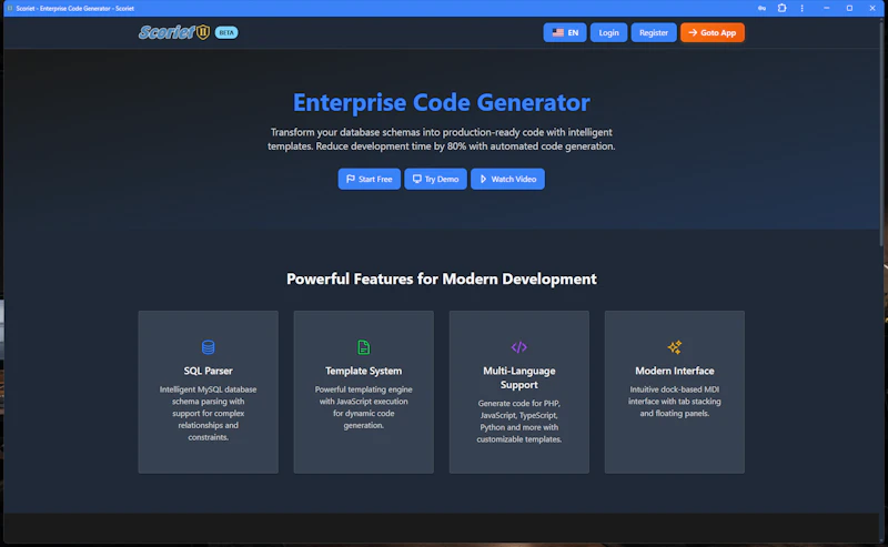 Scoriet screenshot 1