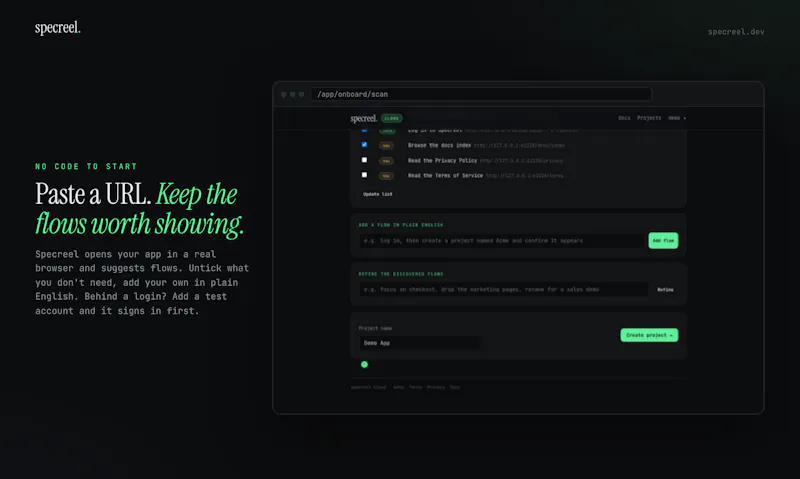 Specreel screenshot 4