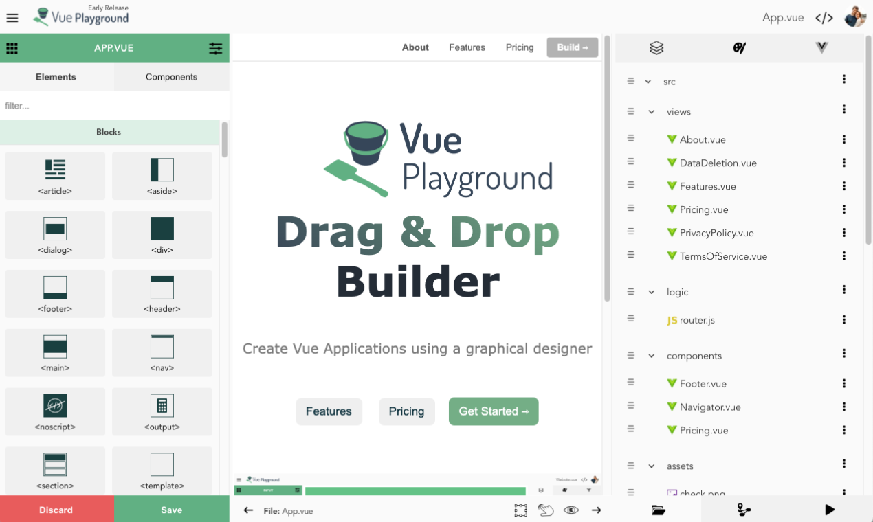 Vue Play media 1