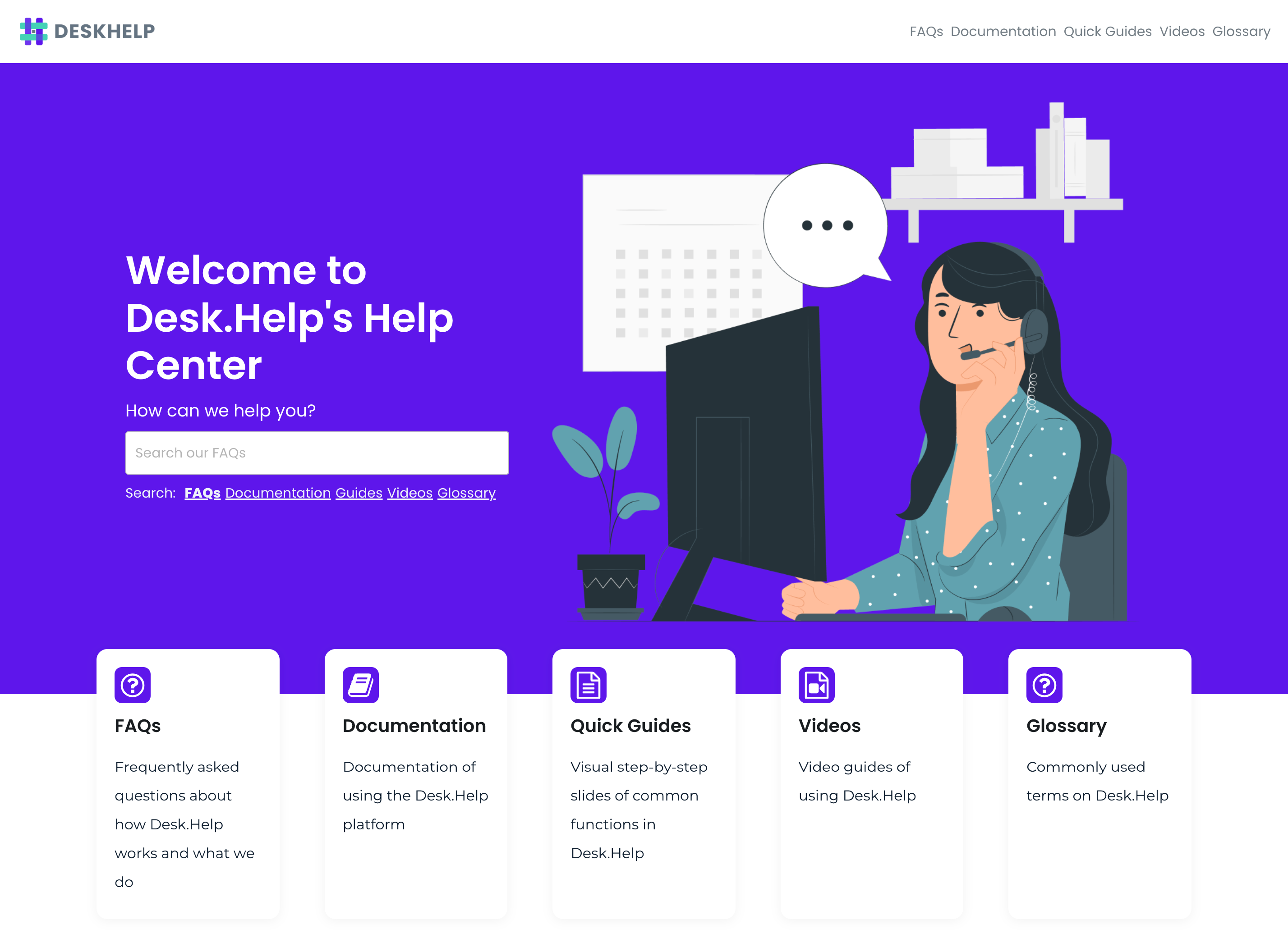 وسائط Desk.Help - أداة دعم العملاء لصانعي الفردي والفرق الصغيرة 2