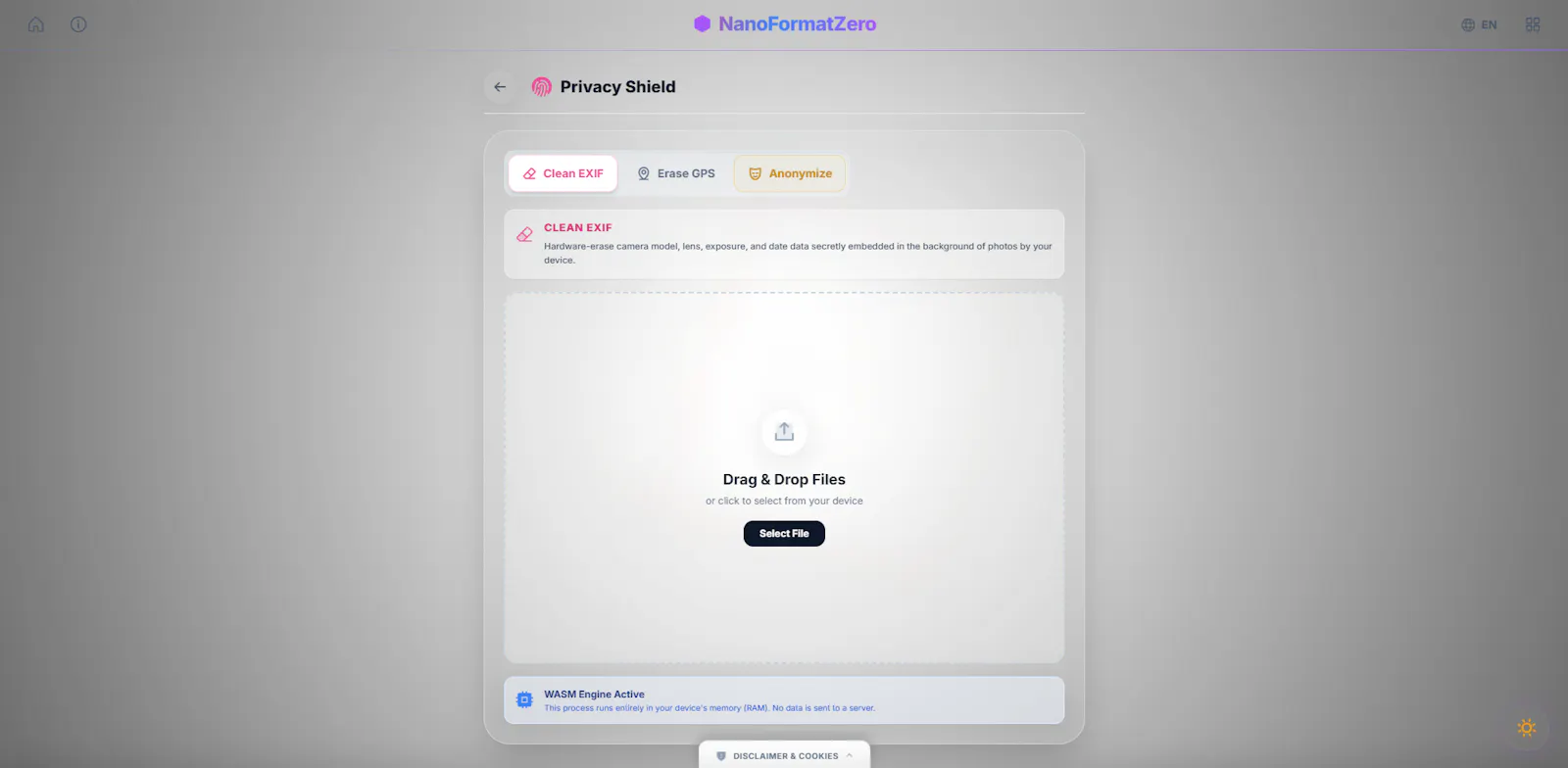NanoFormatZero screenshot 4